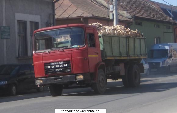 un roman saviem incarcat cu lemne
as vrea sa fiu sofer pe un camion dinasta  :cool: poze
