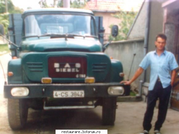 Restaurari caioane SR - Primul camion achizitionat in anul 1990 DAC 6135 - ROMAN