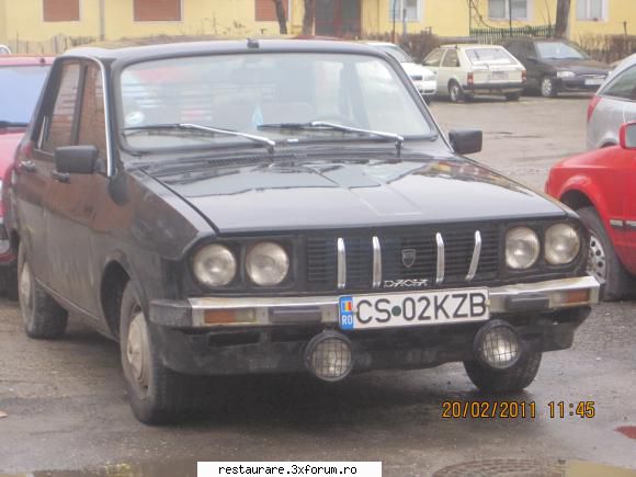 poze - dacia 1310 din prima serie, neagra cu proiectoare - DACIA