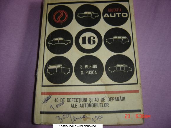 vand manuale auto - 40 de defectiuni si 40 de depanari ale - VANZARE CUMPARARE CARTI TEHNICE